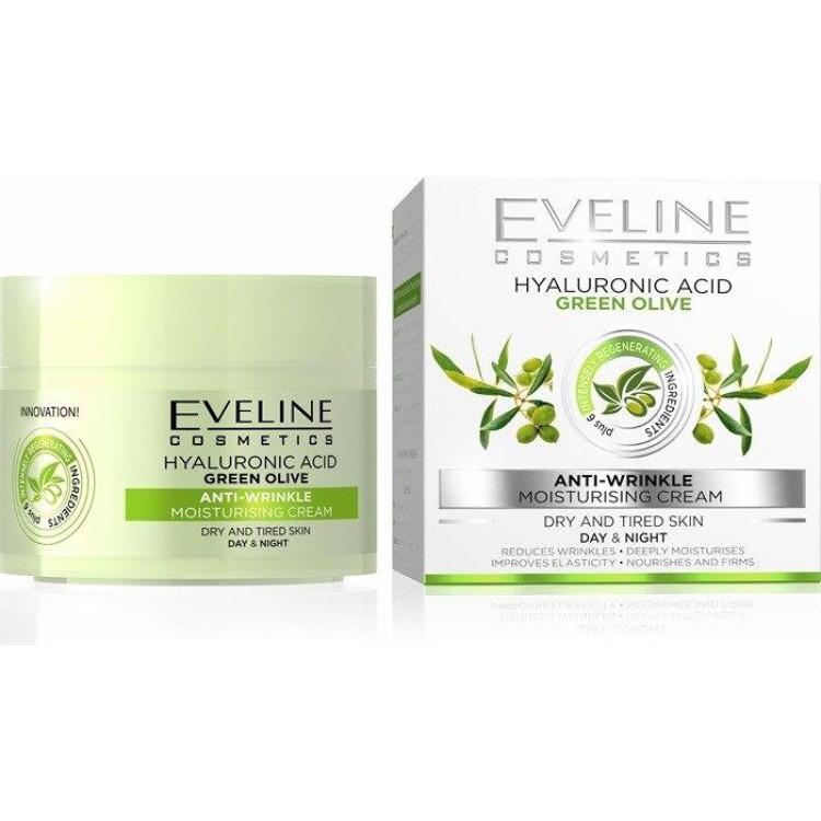 Eveline Green Olive Anti-wrinkle Day&Night Cream with Vitamin C 50ml