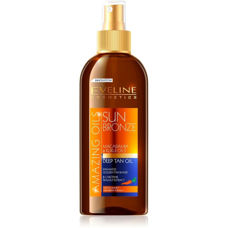 Eveline Amazing Oils Sun Care Bronze Deep Tan Oil 150ml