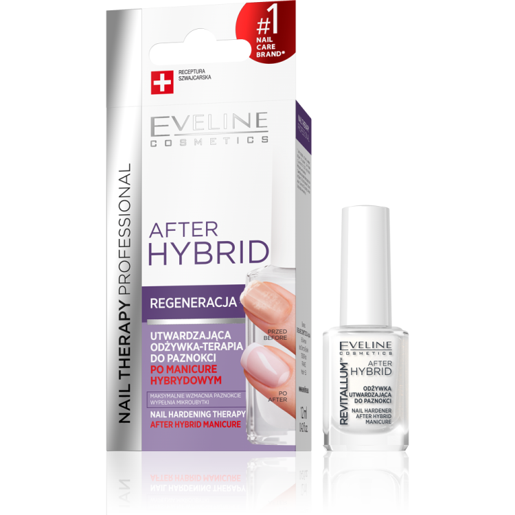 Eveline Nail Therapy After Hybrid Revitalum Hardening Nail Conditioner 12ml