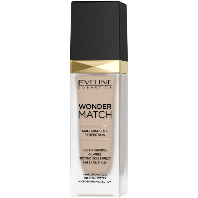 Eveline Wonder Match Luxurious Foundation Adapting to Skin Tone No.12 Light Natural 30ml