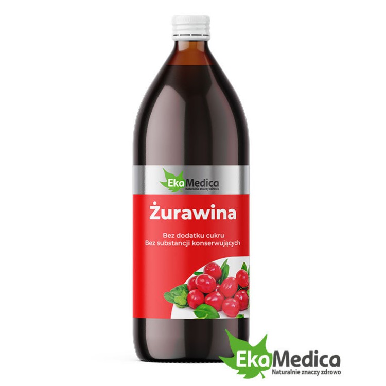 EkaMedica 100% Natural Cranberry Juice 500ml