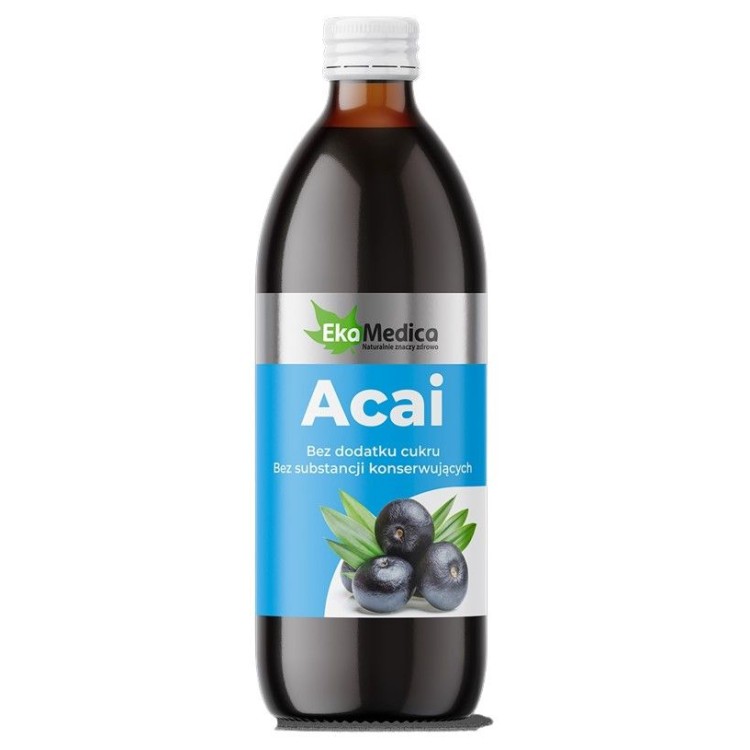 EkaMedica Natural 100% Acai Berry Juice 500ml