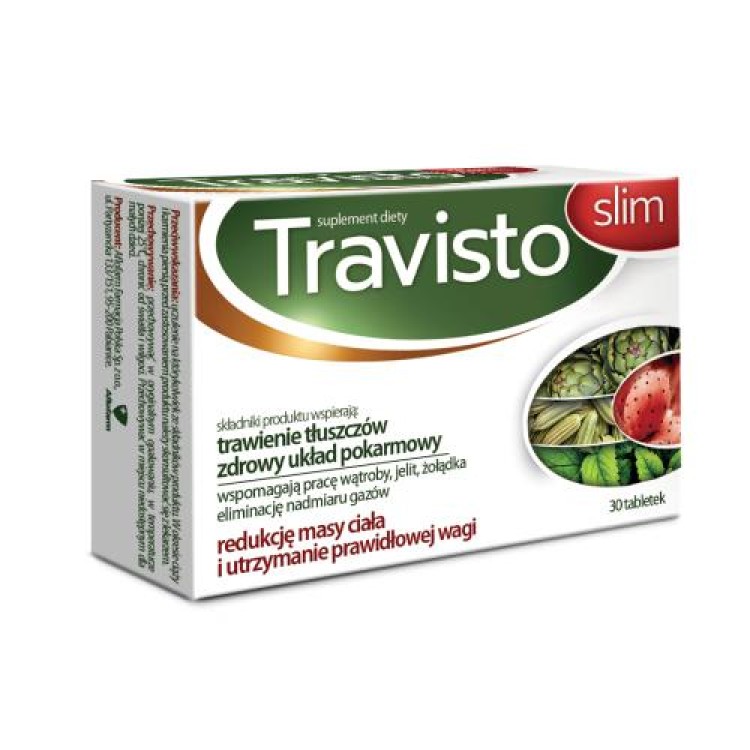 Travisto Slim for Digestive System Digestion and Body Weight 30 Tablets