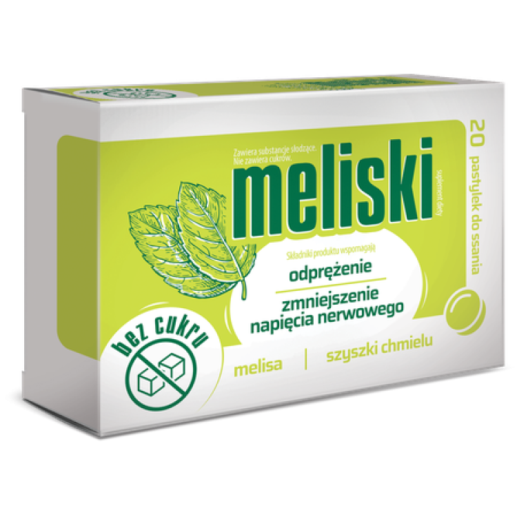 Meliski Decrease Nervous Tension 20 Lozenges