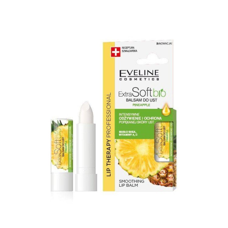 Eveline Lip Therapy Professional Nourishing Protective Lip Balm with Pineapple 4g