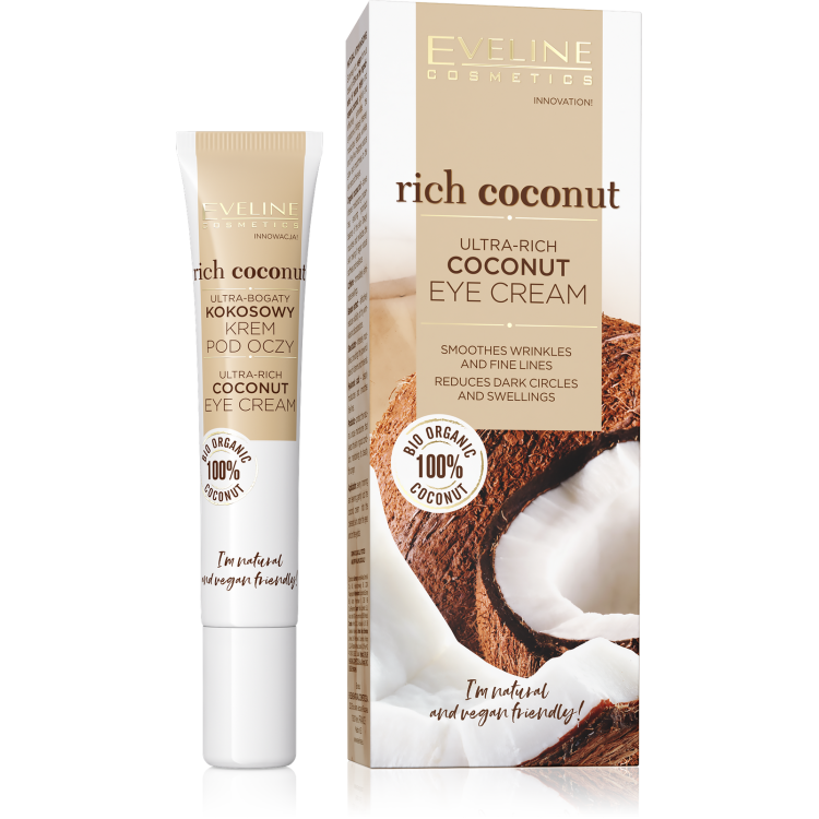 Eveline Rich Coconut Ultra Coconut Anti Wrinkle Eye Cream with Shea Butter 20ml