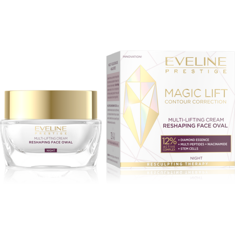 Eveline Magic Lift Multi-Lifting Face Oval Modeling Cream for Night 50ml