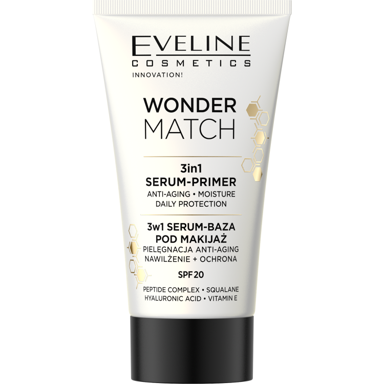 Eveline Wonder Match SPF20 Serum-Makeup Base 3in1 30ml