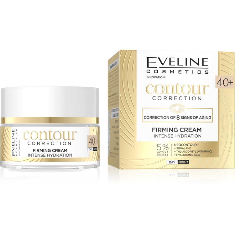 Eveline Contour Correction Intensively Moisturizing Firming Cream 40+ 50ml