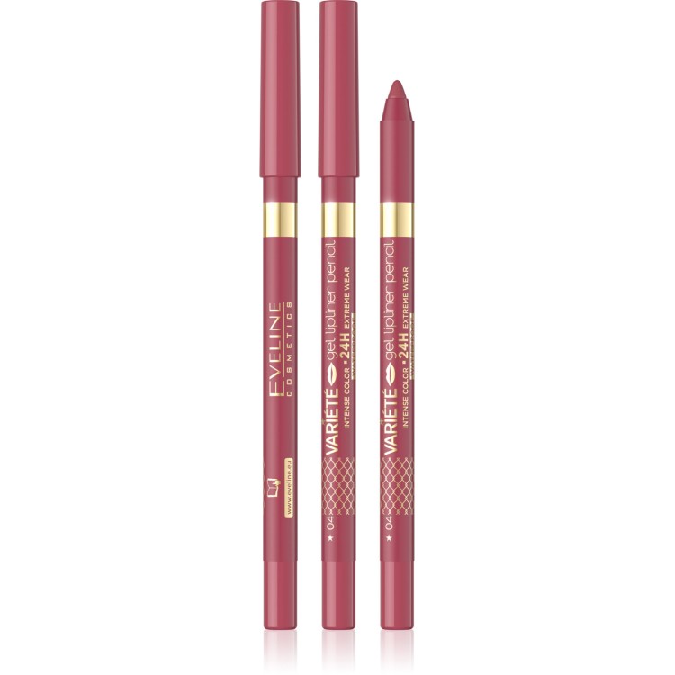 Eveline Variete Waterproof Gel Lip Liner No. 04 Candy Rose 1 Piece