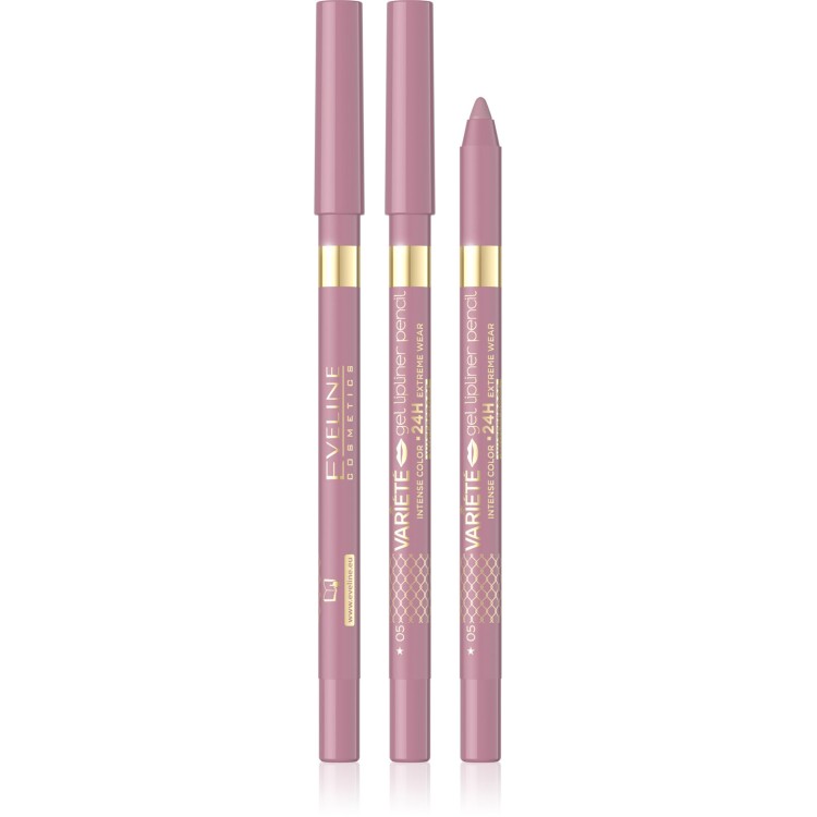 Eveline Variete Waterproof Gel Lip Liner No. 05 Angel Nude 1 Piece