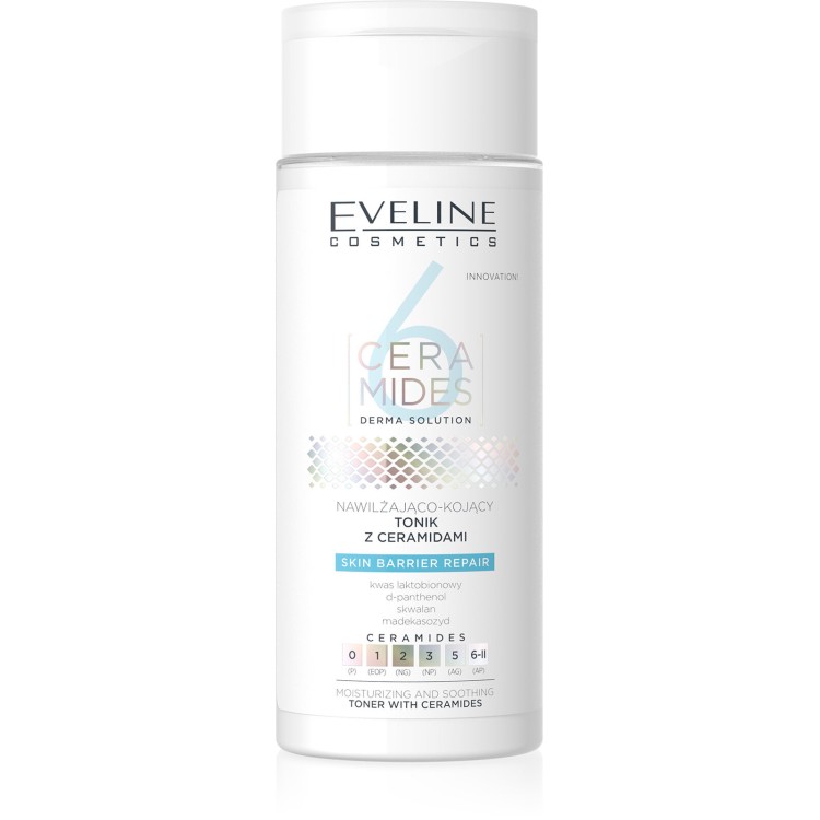 Eveline 6 Ceramides Moisturizing and Soothing Tonic with Ceramides for Dry and Sensitive Skin 150ml