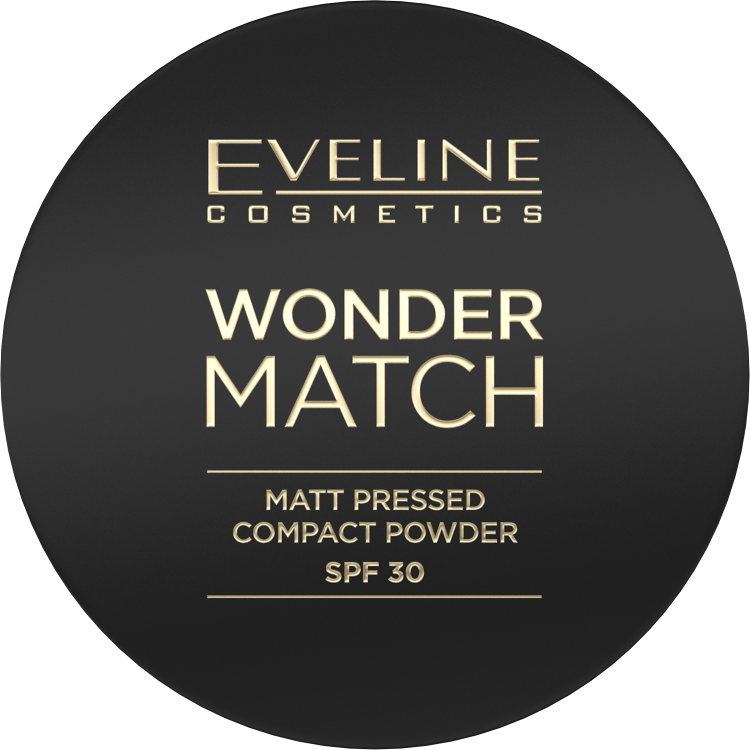 Eveline Wonder Match Matte Pressed Powder with Protective Filter SPF30 No. Medium Beige 8g