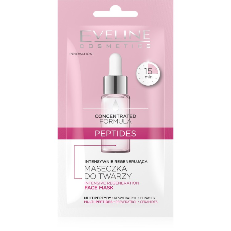 Eveline Concentrated Formula Peptides Intensively Regenerating Face Mask for Dry and Mature Skin 8ml