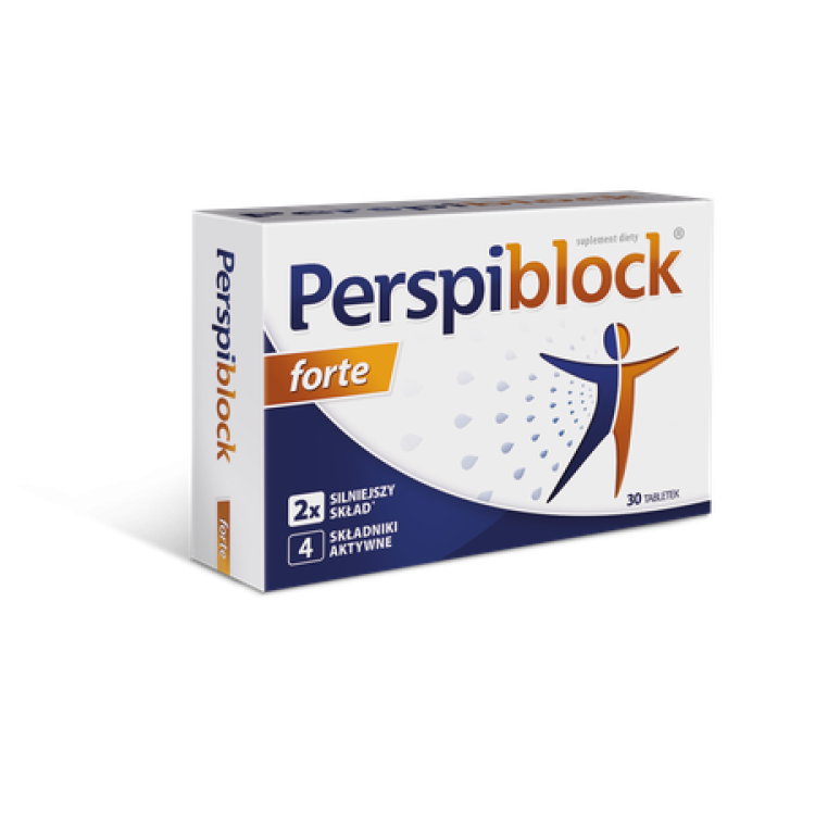 Perspiblock Forte It Inhibits Excessive Sweating 30 Tablets