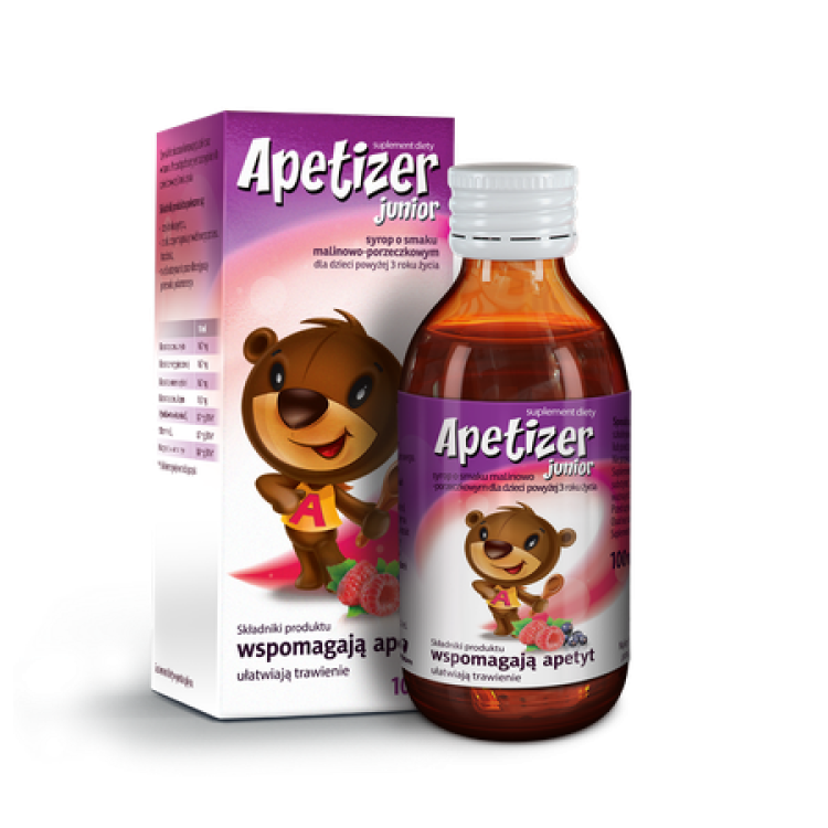 Aflofarm Apetizer Appetite Supporting Syrup for Children over 3 Years of Age Raspberry and Currant Flavor 100ml