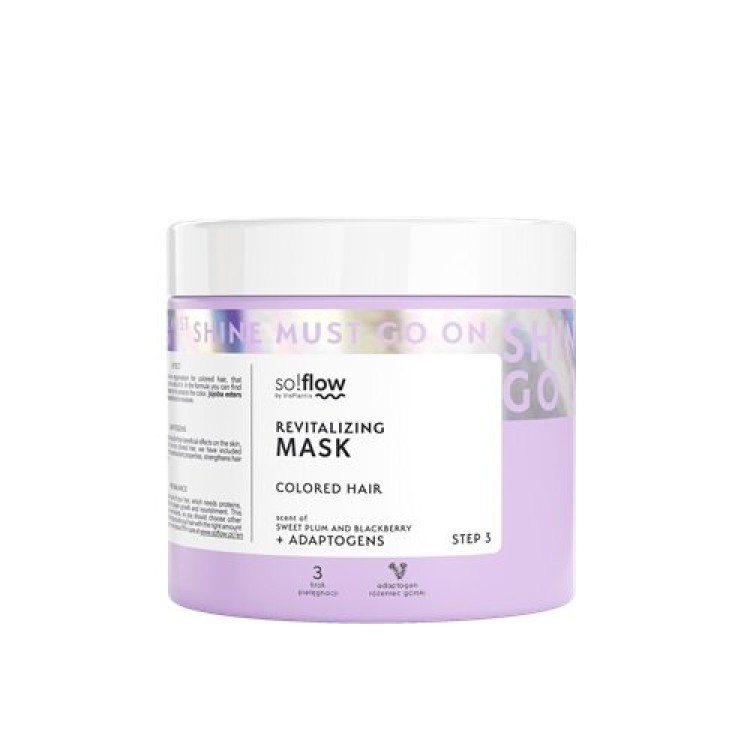 So!Flow Revitalizing Mask for Coloured Hair with Plum and Blackberry Scent 400ml