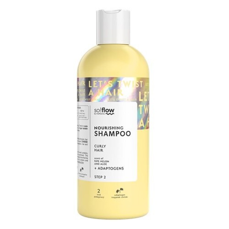 So!Flow Nourishing Shampoo for Curly Hair with Melon and Aloe Scent 400ml