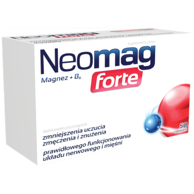 Neomag Forte Magnesium + Vitamin B6 Reducing Fatigue 30 Tablets