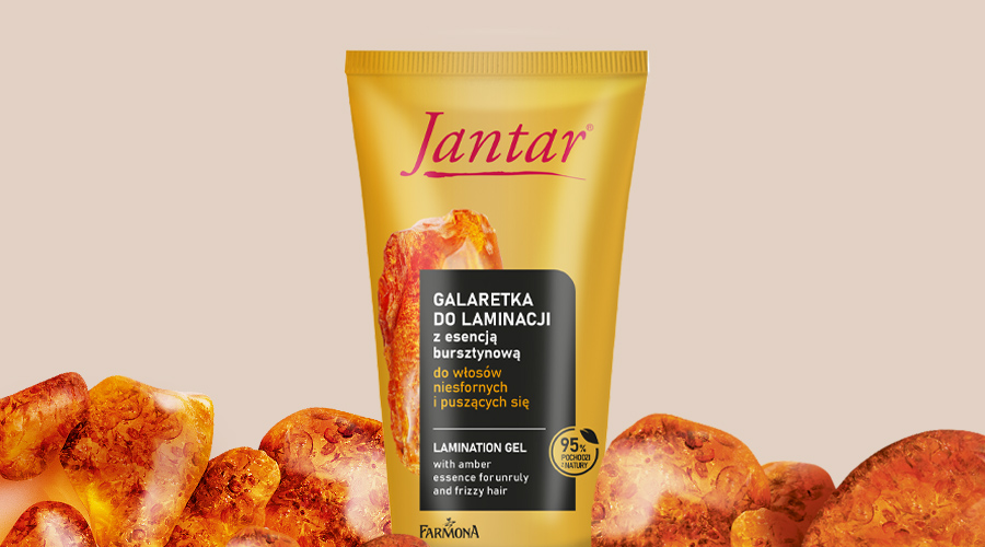 Achieve salon-quality hair at home with jantar hair lamination gel with betaine