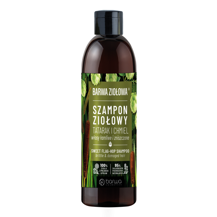 BARWA HERBAL SWEET FLAG-HOP SHAMPOO FOR BRITTLE AND DAMAGED HAIR 250ml