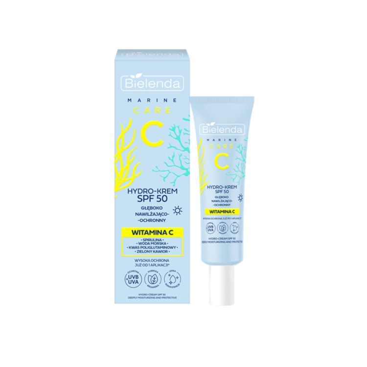 BIELENDA C MARINE CARE Hydro-cream deeply moisturizing and protective SPF 50, 40ml