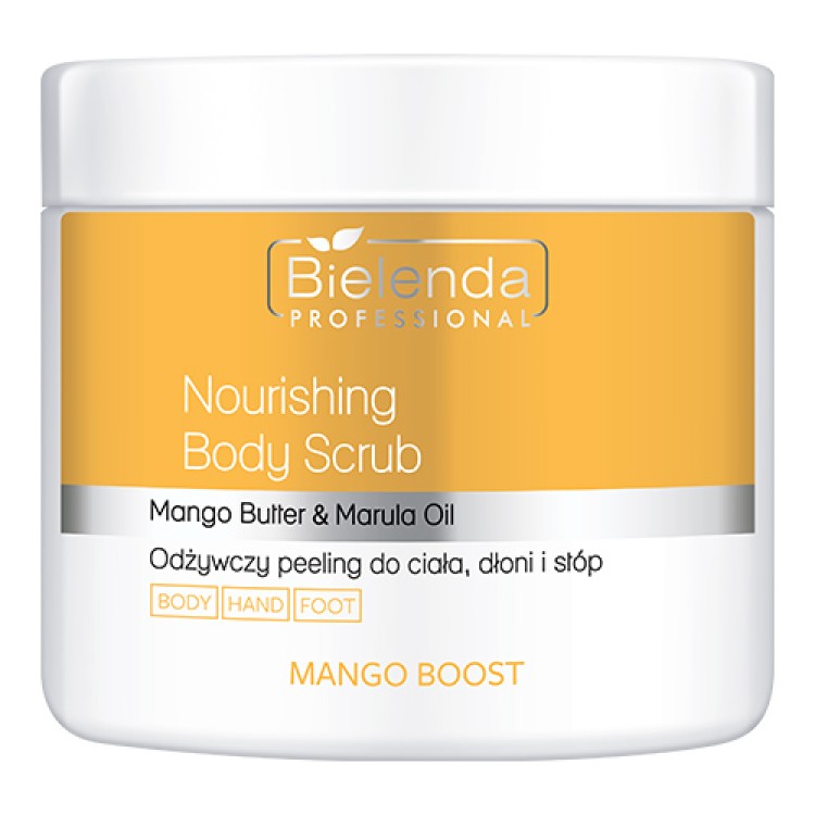 BIELENDA PROFESSIONAL MANGO BOOST Nourishing body, hand and foot scrub, 550g