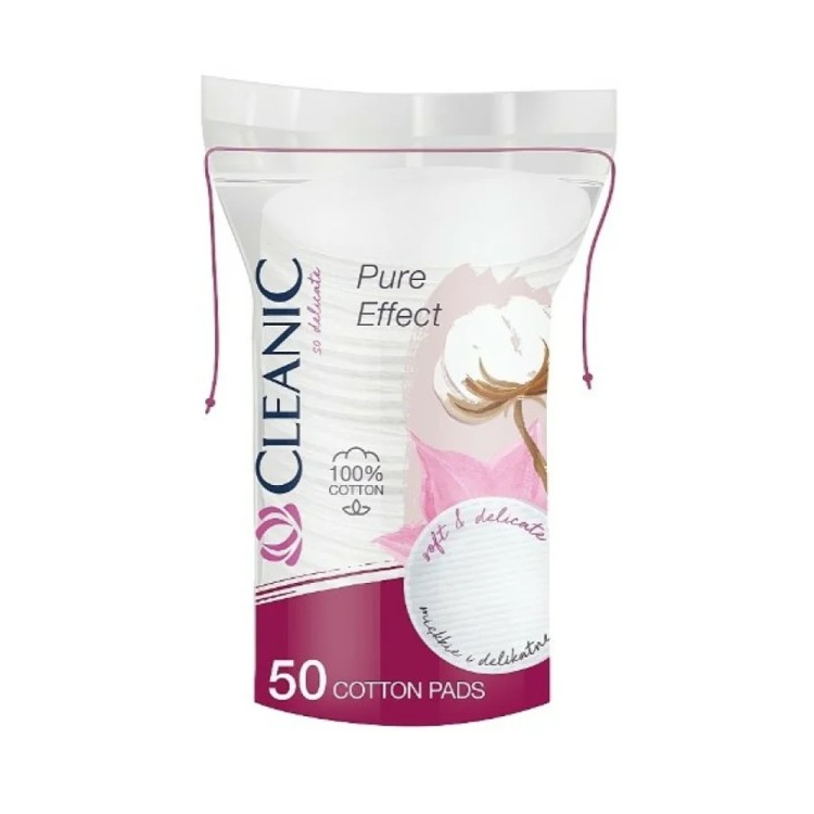 CLEANIC PURE EFFECT COTTON PADS 50 PCS