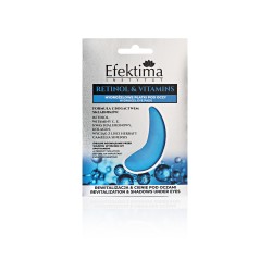 EFEKTIMA HYDROGEL EYE PADS RETINOL & VITAMINS REVITALIZATION & SHADOW UNDER EYES 1 pair