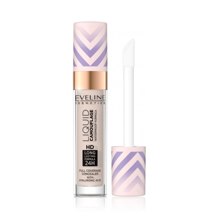 EVELINE LIQUID CAMOUFLAGE WATERPROOF CONCEALER 02 LIGHT VANILLA 7,5ml