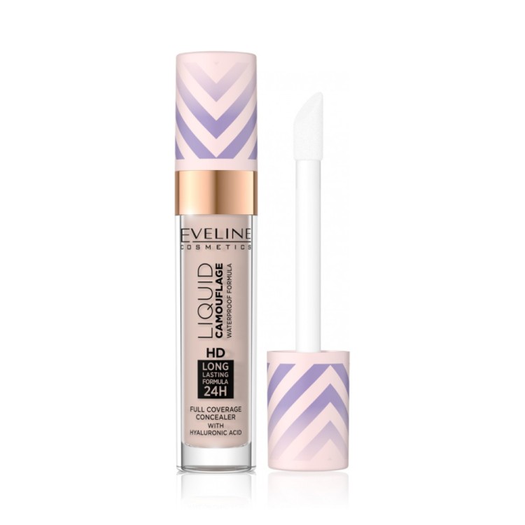 EVELINE LIQUID CAMOUFLAGE WATERPROOF CONCEALER 03 SOFT NATURAL 7,5ml