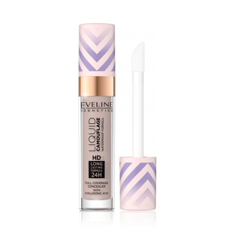 EVELINE LIQUID CAMOUFLAGE WATERPROOF CONCEALER 04 LIGHT ALMOND 7,5ml