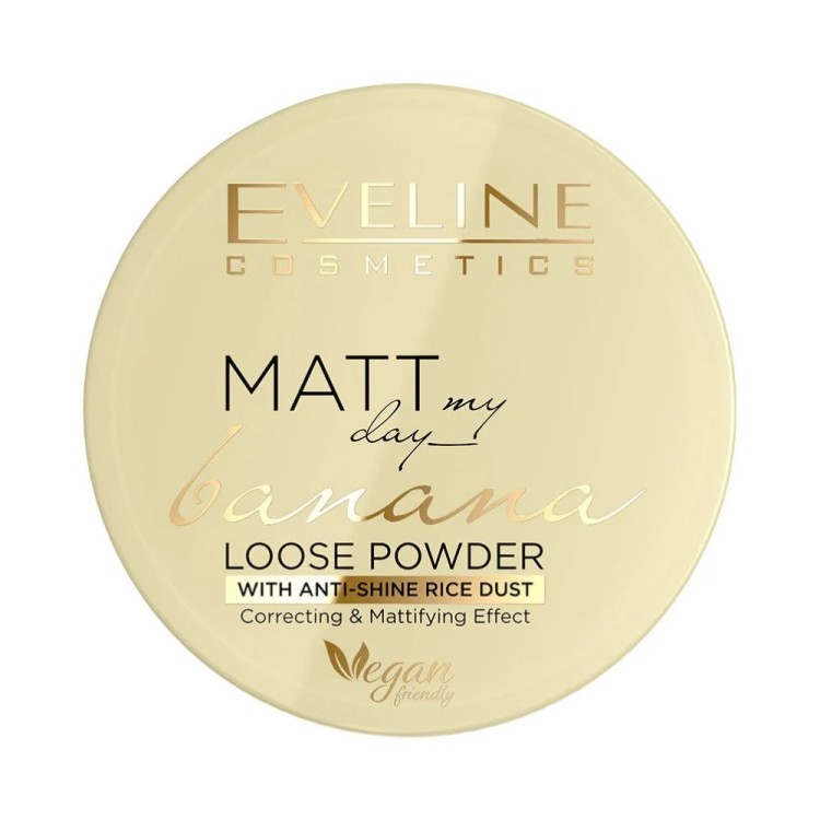 Eveline Matt My Day Banana Loose Powder Masking Imperfections 6g