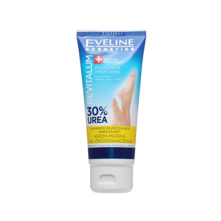 Eveline Revitalum 30% Urea Cream-mask for calluses exfoliating socks 100ml