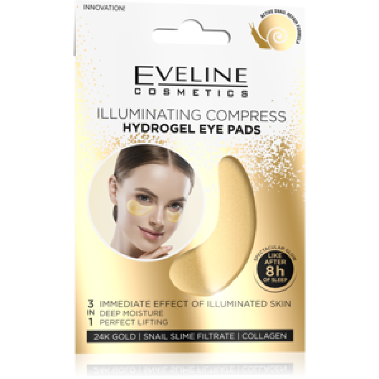 Eveline Hydrogel Eye Pads Hydrogel Eye pads brightening compress 2pcs