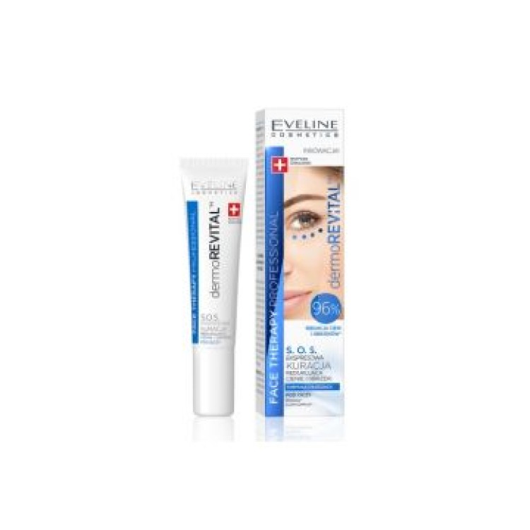 Eveline Cosmetics Face Therapy Professional Dermorevital S.O.S. reducing dark circles and puffiness under the eyes 15ml