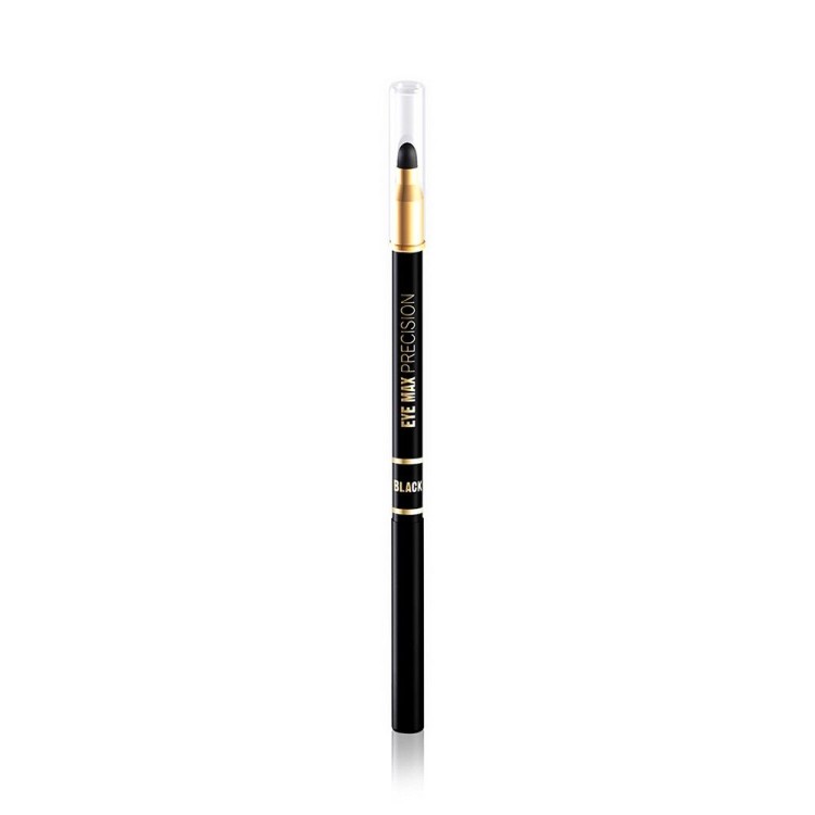 EVELINE EYE MAX PRECISION-AUTOMATIC EYE PENCIL WITH SPONGE BLACK