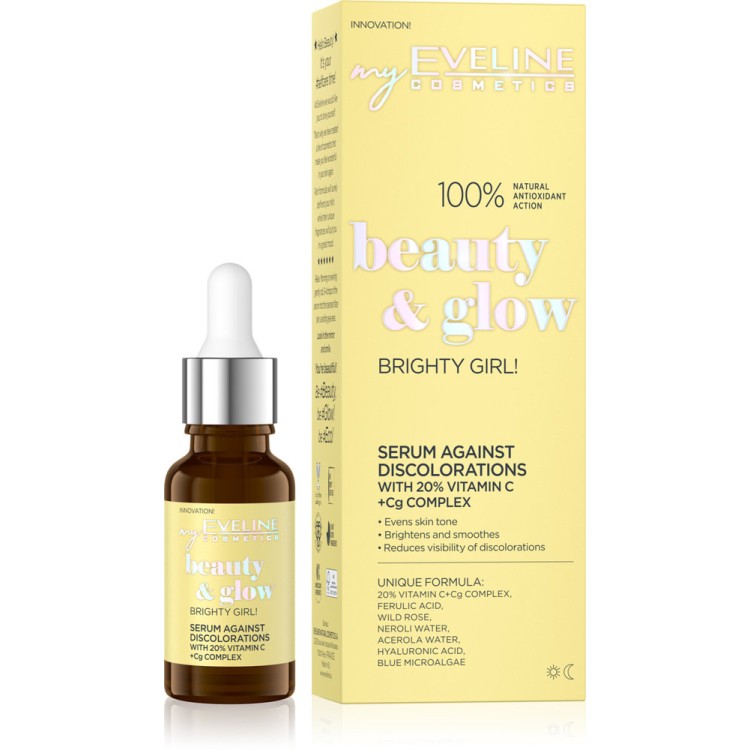 Eveline BEAUTY & GLOW ILLUMI SERUM WITH 20% VITAMIN C 18ML EXP: 12.2024