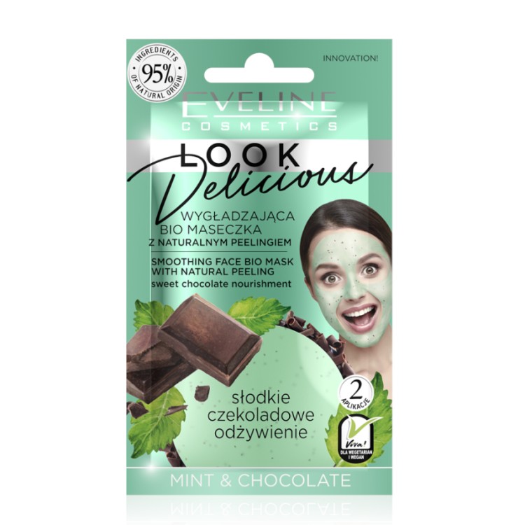 EVELINE LOOK DELICIOUS Smoothing face bio mask mint & chocolate 10ML