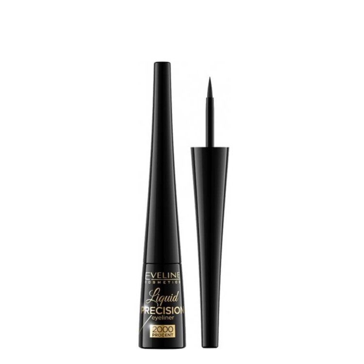 Eveline Liquid Precision Black Eyeliner Waterproof