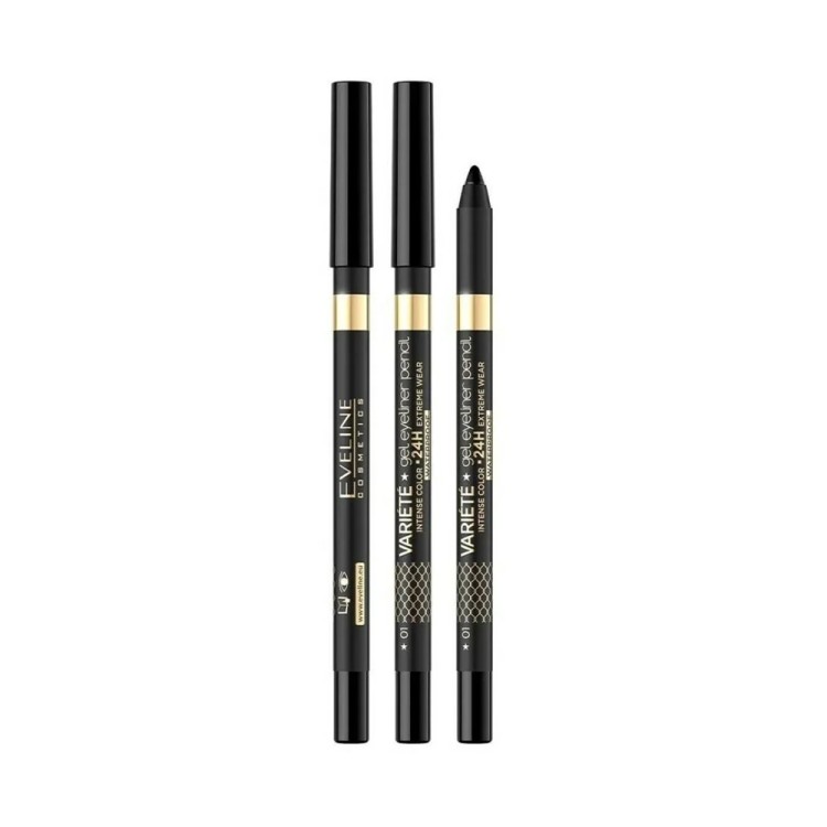 EVELINE VARIETE GEL EYELINER PENCIL 01 BLACK