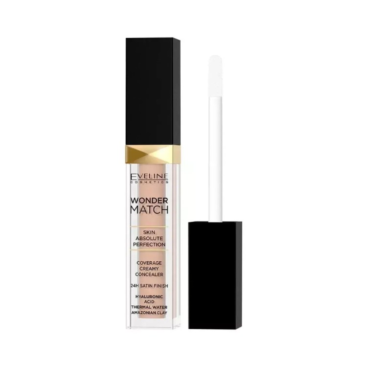 Eveline Wonder Match Light Liquid Concealer with Hyaluronic Acid No. 15 Natural 7ml