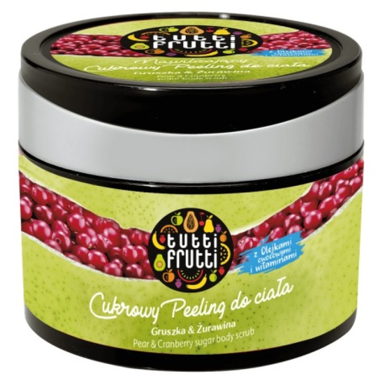 FARMONA TUTTI FRUTTI Pear & Cranberry Sugar Body Scrub 300g