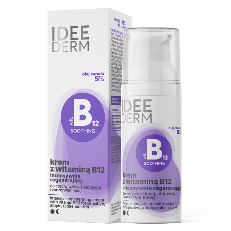 IDEEPHARM IDEE DERM Intensively Regenerating Cream with Vitamin B12 50ml