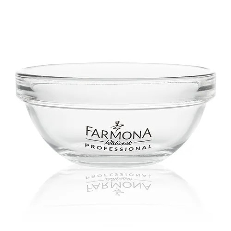 FARMONA PROFESSIONAL Glass Bowl for Masks Serums and Acid Treatments Mixing 1pc