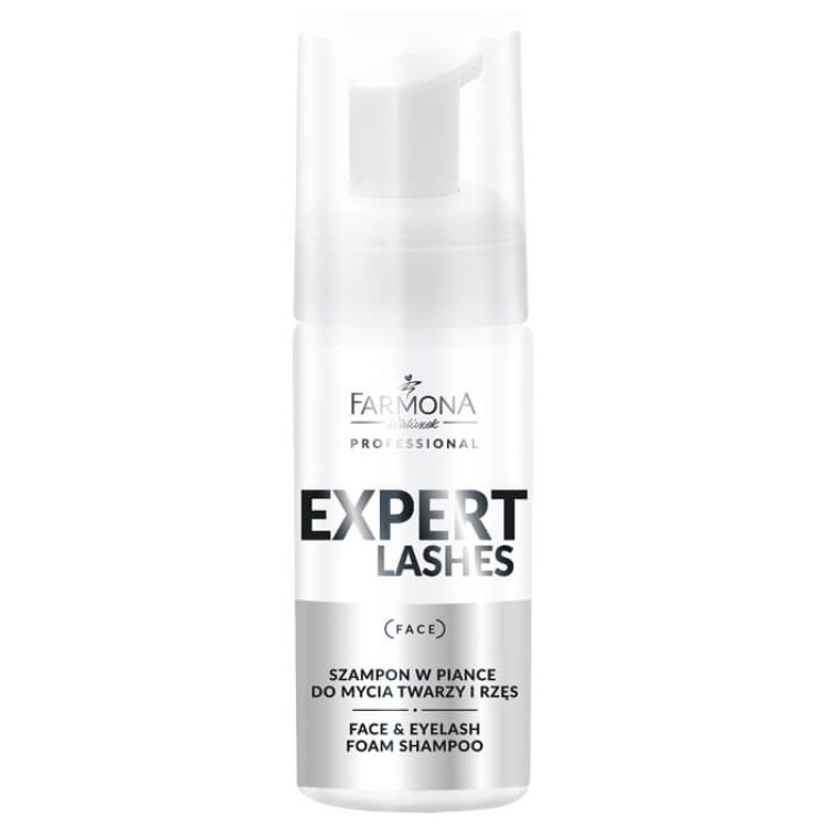 EXPERT LASHES Foam shampoo for washing the face and eyelashes 100ml