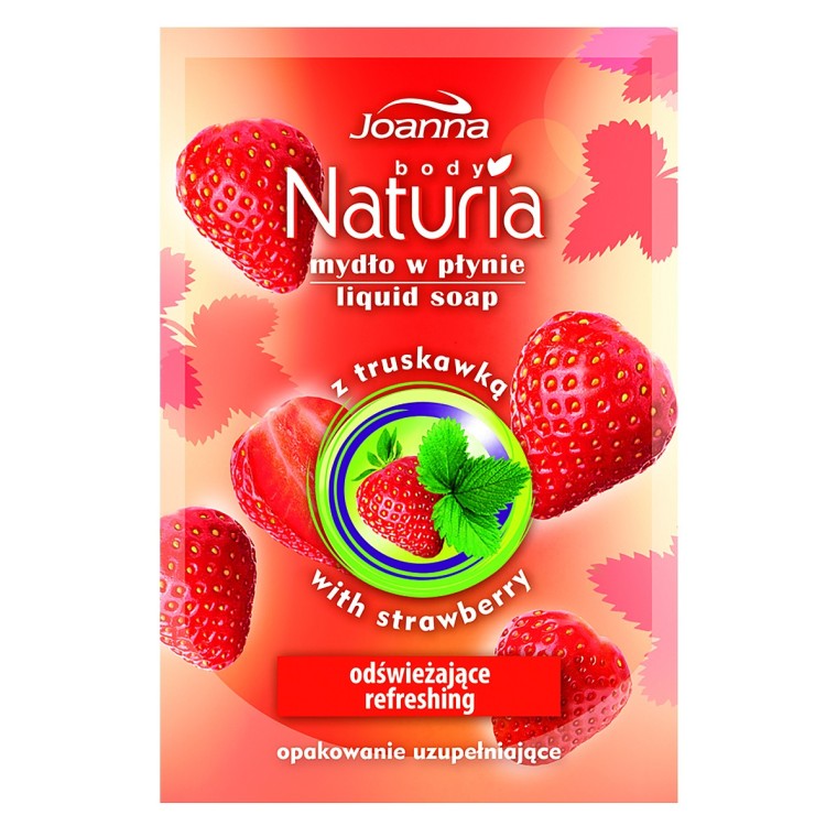 Joanna NATURIA Liquid soap Strawberry  REFILL 300ml