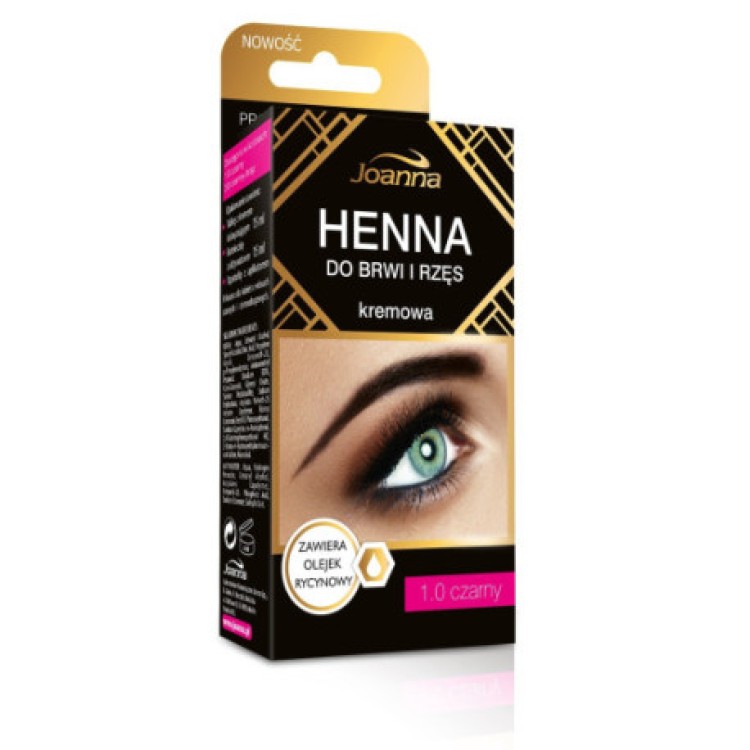 JOANNA Henna eyebrow and eyelash cream black 30ml