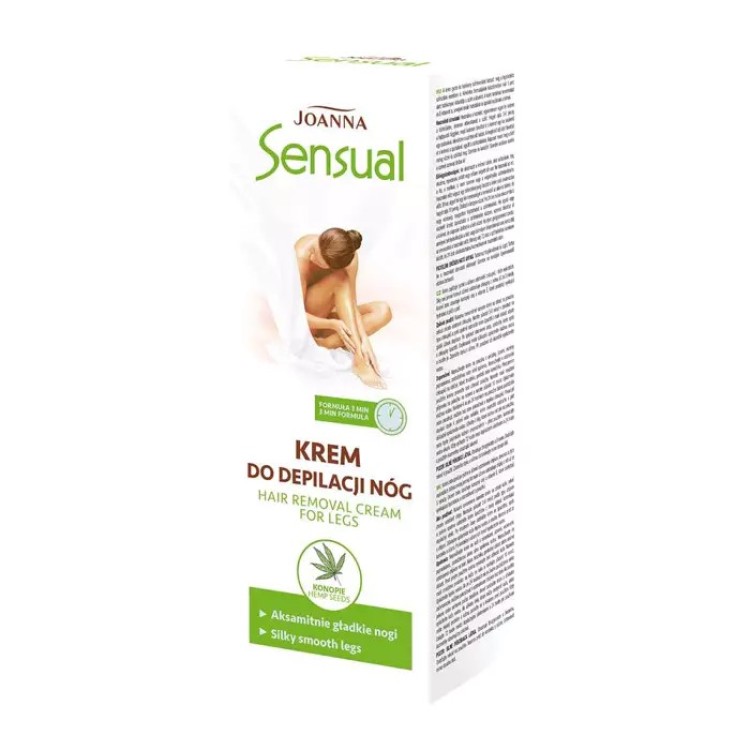 Joanna SENSUAL HAIR REMOVAL CREAM FOR LEGS WITH HEMP EXTRACT 100G