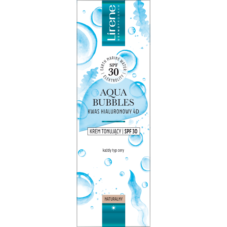 Lirene AQUA BUBBLES Tinted Cream SPF 30 30ml